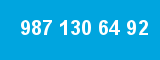 987 130 64 92